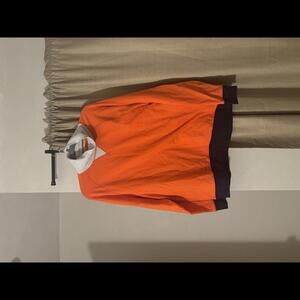 Club Room Orange Fleece Pullover  Turtleneck - Large